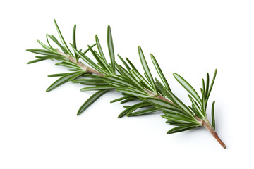 Fototapeta premium Rosemary isolated on white background created with Generative Ai