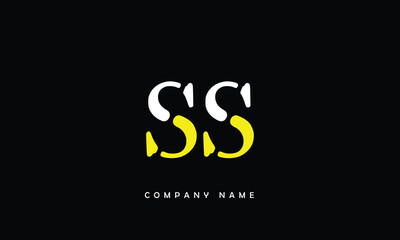 SS, SS Abstract Letters Logo Monogram