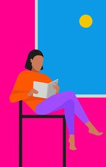 person reading