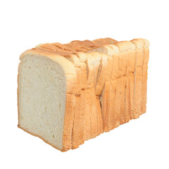 sliced bread isolated on transparent background