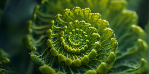 Pflanze in Form eines Fibonacci