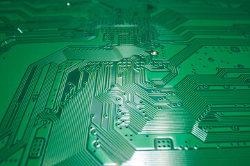 Electronic circuit board background. Abstract digital technology background. Electronic computer...