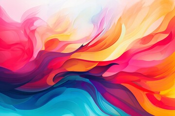 Abstract and lively colorful backgrounds to evoke contemporary aesthetics - obrazy, fototapety, plakaty