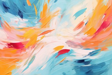 Artistic and expressive wallpaper background with abstract brushstrokes