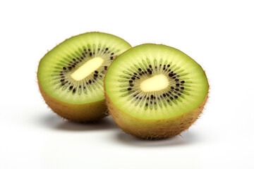 Kiwi isolated on white background created with Generative Ai