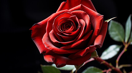 single red rose