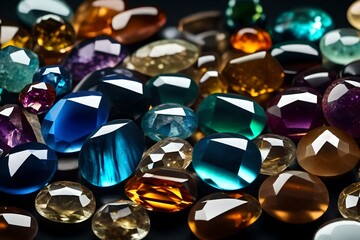 Fototapeta premium gemstones background