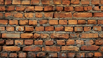 Obraz premium Close Up of Brick Wall With Bricks, Detailed Texture Background for Design
