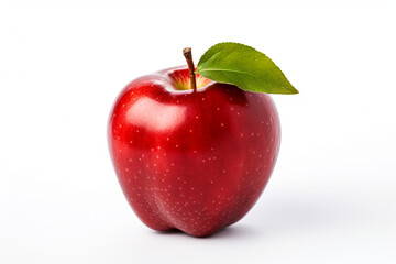 Apple isolated on white background created with Generative Ai
