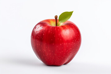 Apple isolated on white background created with Generative Ai