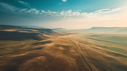 sunset in the mountains