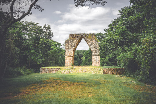 Maya Temple gate, Kabah, Mexico