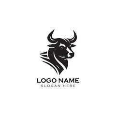 Bull Head Mascot Logo | Premium Vector