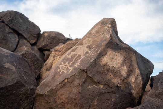 Petroglyphs in Petroglyph National Monument New Mexico
