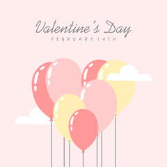 vector valentines day background template