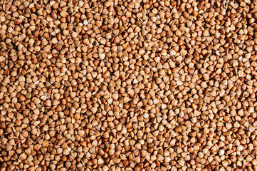texture of raw buckwheat