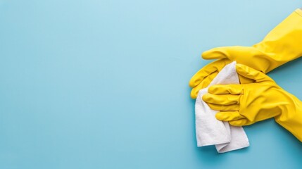 cleaning company advertisment background with copy space