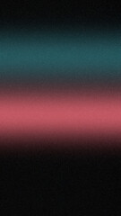 Naklejka premium Black dark teal pink coral abstract background. Color gradient. Geometric shape. Wave, wavy curved line. Rough grunge grain noise. Light neon metallic shine shimmer bright. Design.