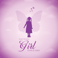 national | girl | child | day | poster |  celebration.. concept. banner. template. design, Happy, Children’s | Day | Holiday, concept | Girl, Child | International Day,
banner, card,  post, with text 