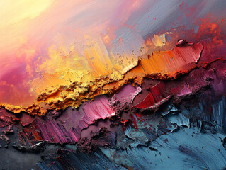 Awesome abstract painting background texture with dim gray, old lavender and rosy brown colors