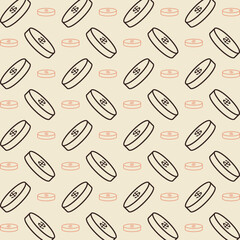 Coin vector design repeating illustration pattern beautiful background