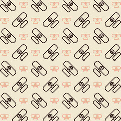 Webcam vector design repeating illustration pattern beautiful background