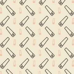 Saw vector design repeating illustration pattern beautiful background