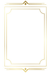 Obraz premium Golden framed lines for cards on an elegant red background. decorated in china