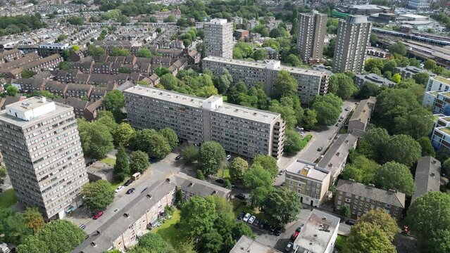 The Winstanley and York Road Estate comprises two large estates of predominantly public housing apartments in Battersea, London, Clapham Junction