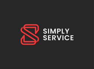 Introducing our SS Letter Mark Logo Design Template. This unique logotype is used for s lettermark, monogram, font, text, minimal, modern, icon, symbol, business or company etc