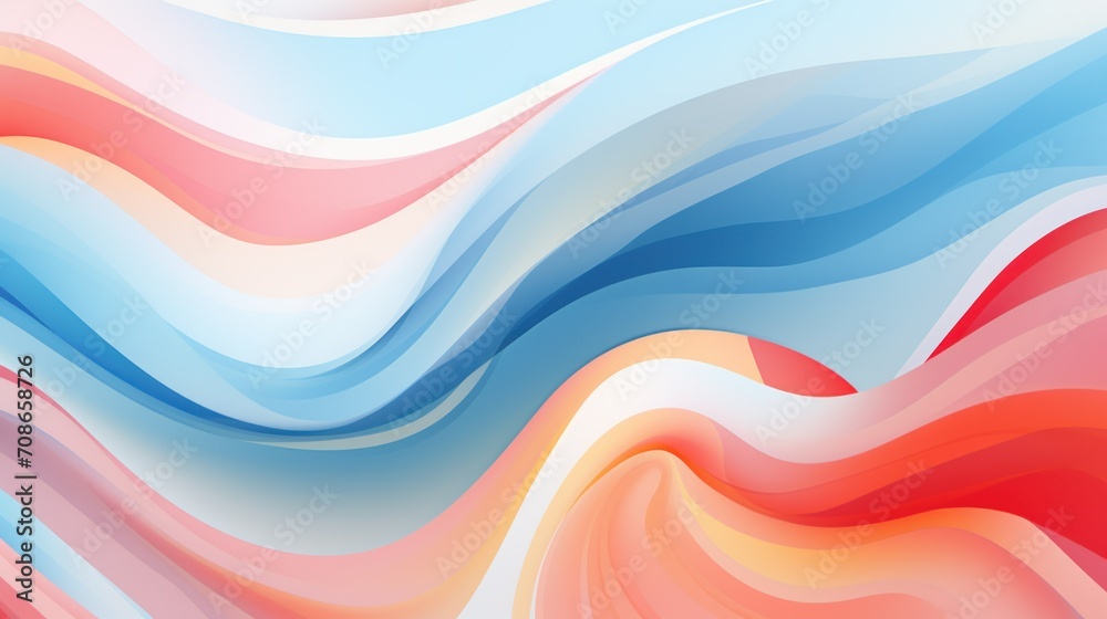 Poster abstract colorful wavy lines background. digital abstract background with a fluid design of intertwi