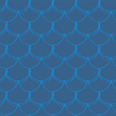 Fish scale seamless pattern © Holo Art