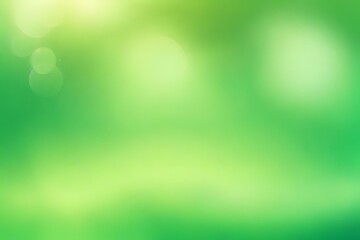 Obraz premium Abstract gradient smooth blurred Bokeh Green background image