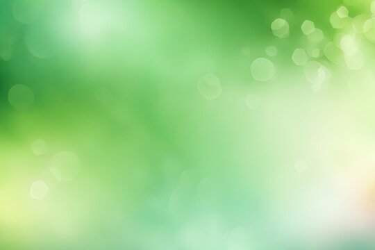 Abstract gradient smooth blurred Bokeh Green background image
