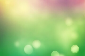Obraz premium Abstract gradient smooth blurred Bokeh Green background image
