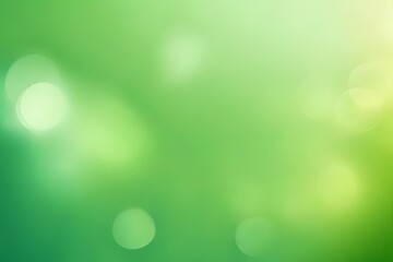 Fototapeta premium Abstract gradient smooth blurred Bokeh Green background image