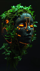 Futuristic Alien Nature Goddess