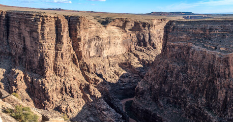 Fototapeta na wymiar Little Colorado River Gorge Overlook, Navajo Indian Reservation, Arizona