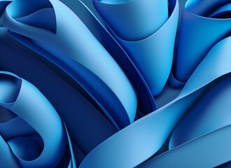 abstract blue background with waves 
