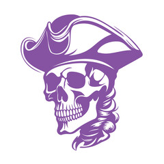 Pirate Skeleton Illustration