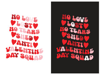 Anti valentines day t shirt design, Anti valentines day party t shirt design 