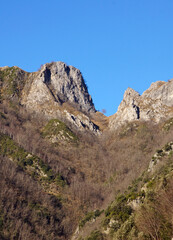 Fototapeta na wymiar mountain in the mountains
