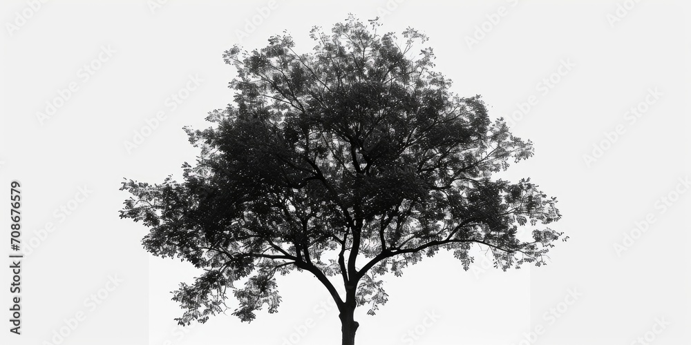 Poster a black and white photo of a tree. suitable for various uses