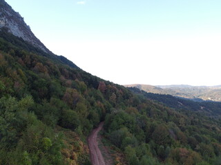 Fototapeta premium aerial view and nature