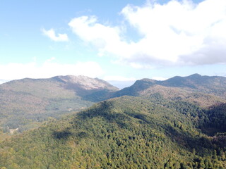 Naklejka premium aerial view and nature