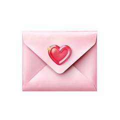 Valentine's Envelope with Glossy Heart