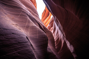 Formations of Lower Antelope Canyon, Navajo Nation, Arizona