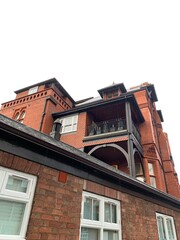 A large brick building