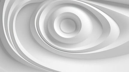Abstract white background with circles as wallpaper illustration