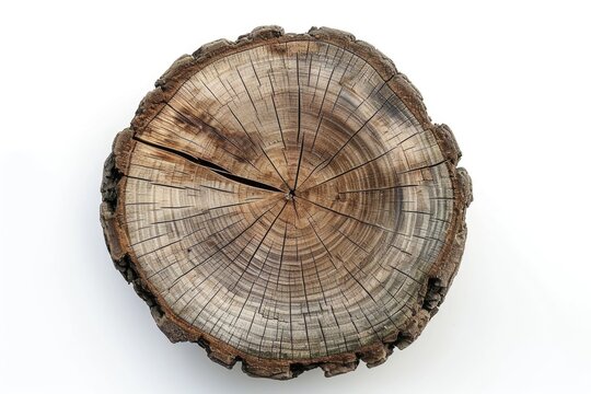 A piece of wood that has been cut in half. Suitable for woodworking projects and DIY crafts